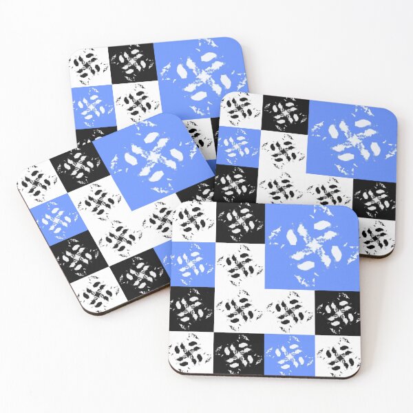 Item preview, Blue, Black and White Patchwork designed and sold by wumplekin.