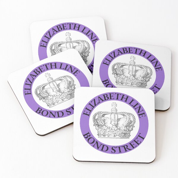 Item preview, Bond Street Elizabeth Line with Crown designed and sold by LoloTrends.