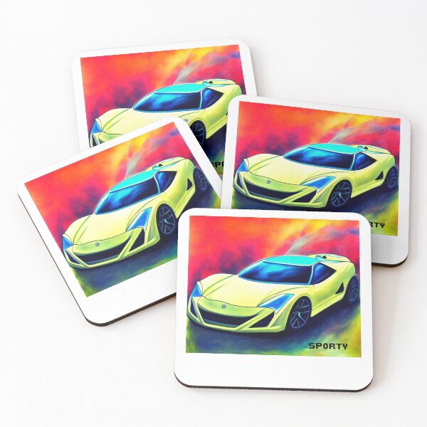 Item preview, Yellow Fancy Car designed and sold by CoolDesign2000.