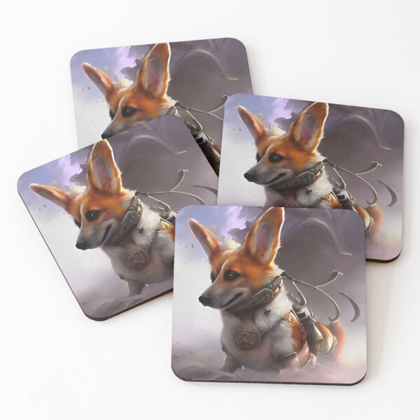 Item preview, AI Generated Art, War Corgi designed and sold by RabbitHoleMI.
