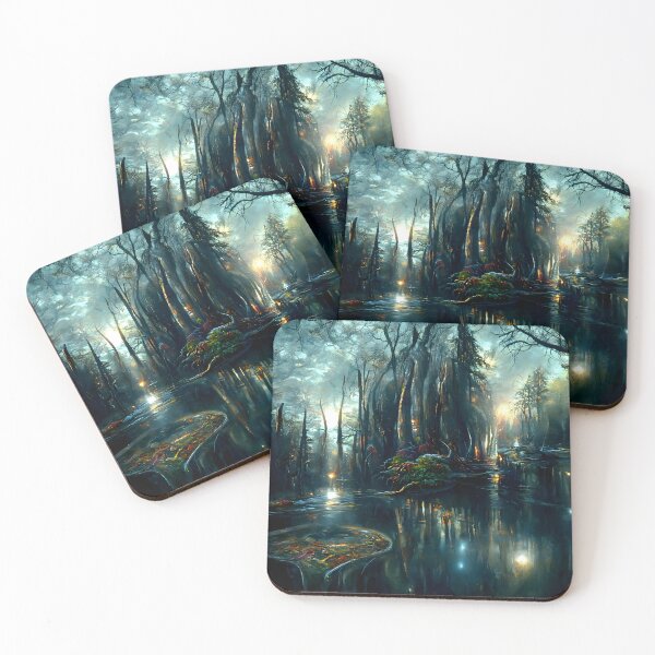 Item preview, Dark enchanted forest designed and sold by Apryllflowers.