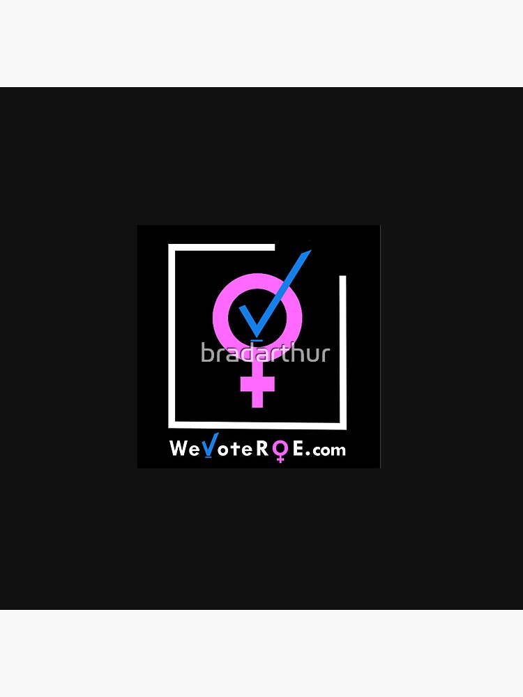 Thumbnail 3 of 3, Pin, WeVoteRoe.com - small sticker designed and sold by bradarthur.