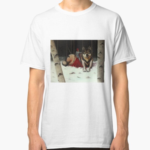 Red and Wolf Classic T-Shirt