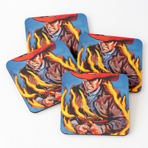 Item preview, Cowboy on Fire designed and sold by TellerKindArt.