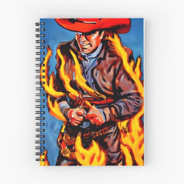 Item preview, Cowboy on Fire designed and sold by TellerKindArt.