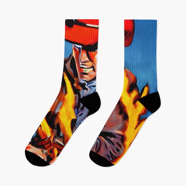 Item preview, Cowboy on Fire designed and sold by TellerKindArt.