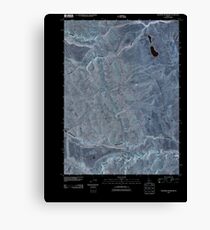 USGS TOPO Map Idaho ID Grasmere Reservoir 20101117 TM Inverted Canvas Print