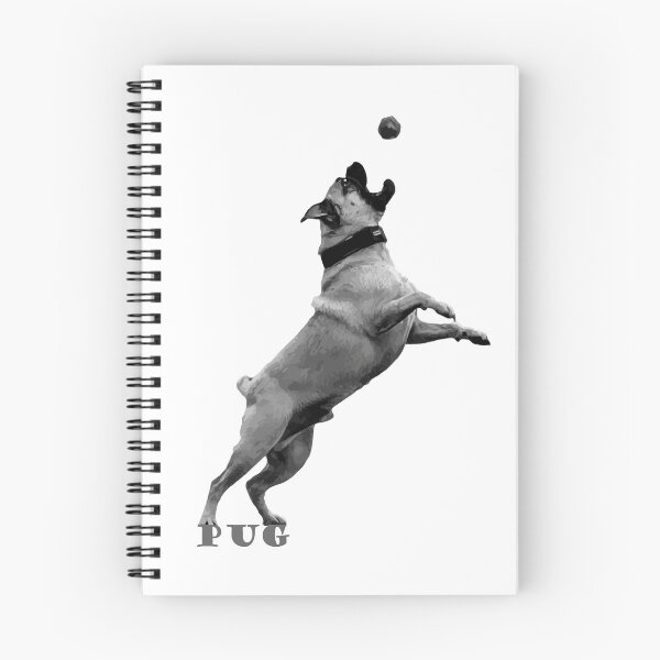 Item preview, PUG Dog in Action: Greyscale Logo designed and sold by Alius Imago.