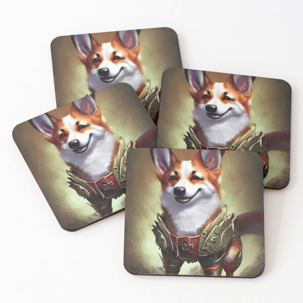 Item preview, AI Generated Art, War Corgi designed and sold by RabbitHoleMI.