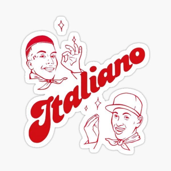 Mondo Marcio - RAP ITALIA Sticker for Sale by gmrk