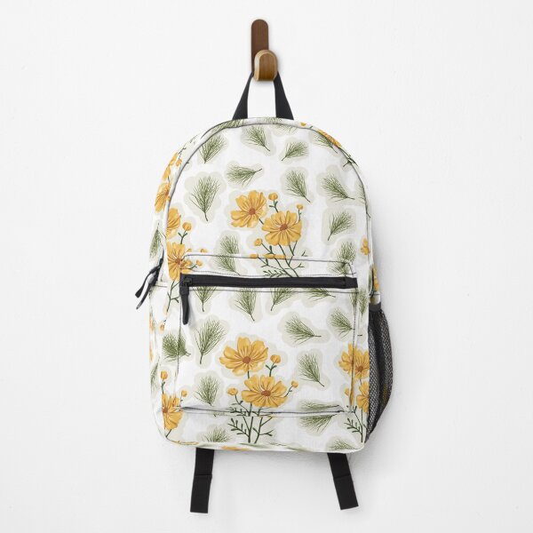 Item preview, Yellow Autumn Flower Sticker Pattern (Tan) designed and sold by Geo De la Cruz.