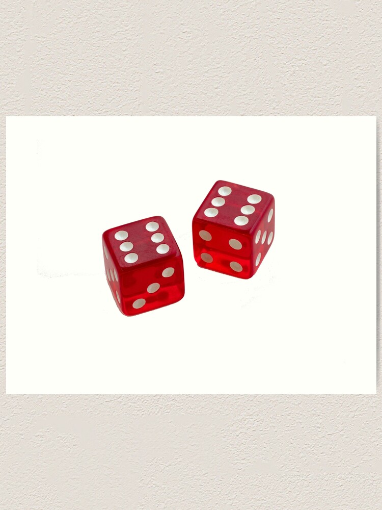 Pair O Dice small  Production Ready Artwork for T-Shirt Printing