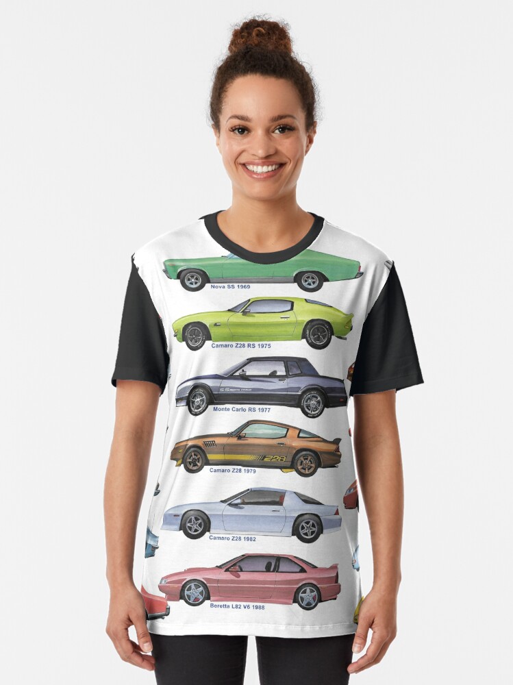 The Best of Chevy - Historical sportcars Graphic T-Shirt for Sale by  TheCollectioner