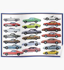 The Best of Chevy - Historical sportcars Poster