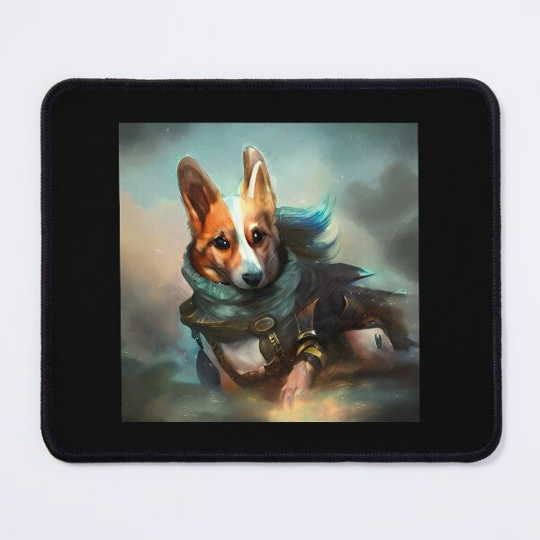 Item preview, AI Generated Art, War Corgi designed and sold by RabbitHoleMI.