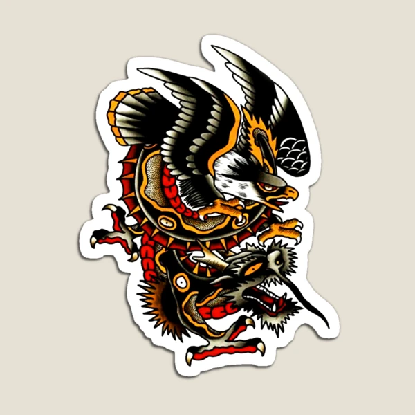 Dragon Eagle Tattoo by Q-werty on DeviantArt