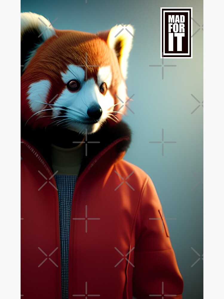 Red on sale panda jacket