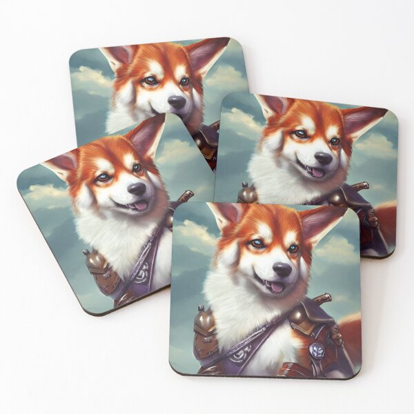 Item preview, AI Generated Art, War Corgi designed and sold by RabbitHoleMI.
