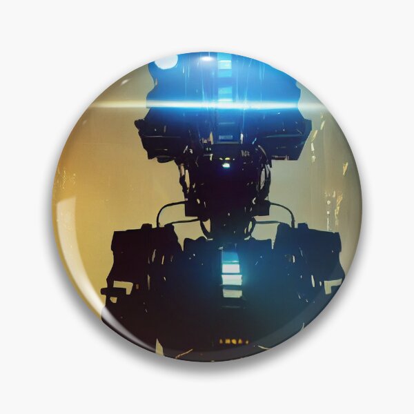 Item preview, Futuristic Drone soldier sweeping ruined city designed and sold by Stanley de Wekker.