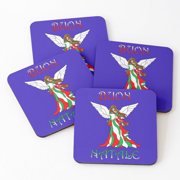 Item preview,  Buon Natale Stained Glass Italian Christmas Angel designed and sold by Deborah Camp.