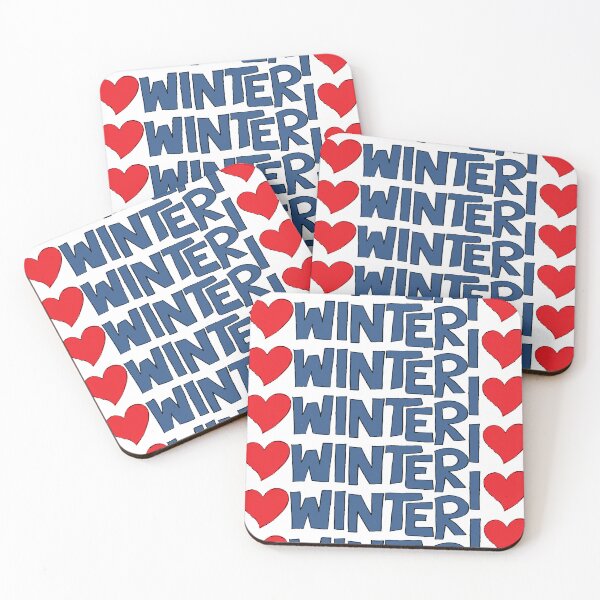 Item preview, I Heart Winter Illustrated Text with a heart designed and sold by AngelDawnDesign.