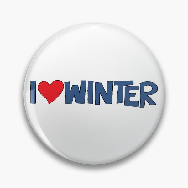 Item preview, I Heart Winter Illustrated Text with a heart designed and sold by AngelDawnDesign.