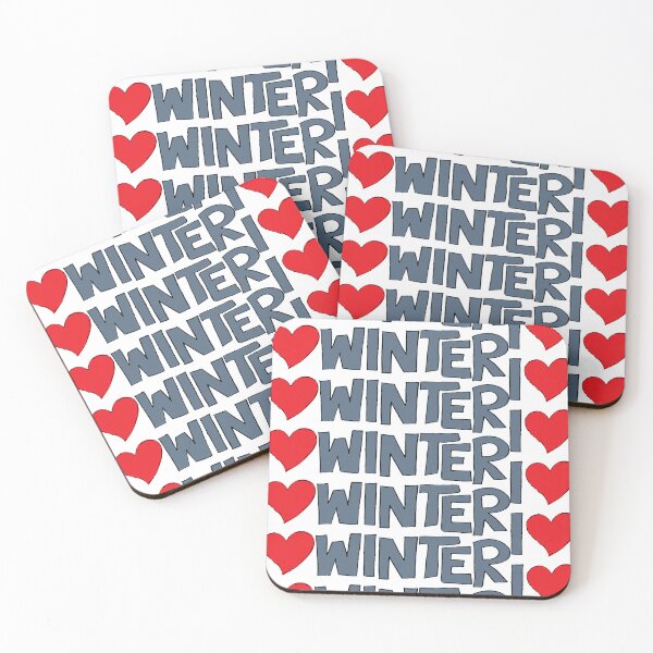 Item preview, I Heart Winter Illustrated Text with a heart designed and sold by AngelDawnDesign.