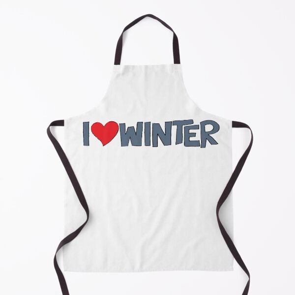 Item preview, I Heart Winter Illustrated Text with a heart designed and sold by AngelDawnDesign.