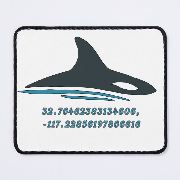 Item preview, SeaWorld San Diego Orca Stadium Coordinates designed and sold by tidaldreams.
