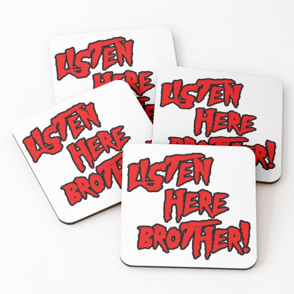 Item preview, Listen Here Brother - Pro Wrestling designed and sold by kayfabebroken.