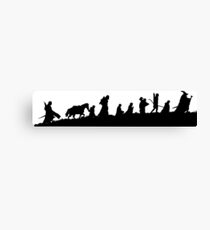 The Lord of the Rings Fellowship Canvas Print