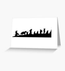 The Lord of the Rings Fellowship Greeting Card