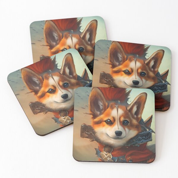 Item preview, AI Generated Art, War Corgi designed and sold by RabbitHoleMI.