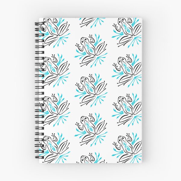 Item preview, Black and Blue Frog - Abstract / Tribal - Cute Frog designed and sold by SfidaDesigns.