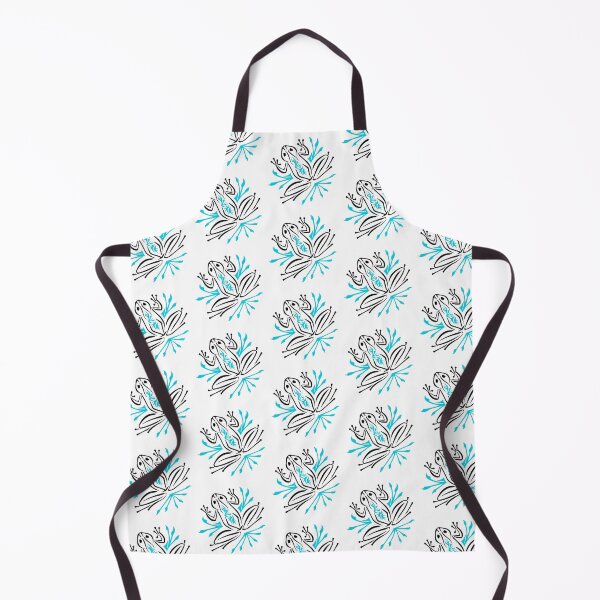 Item preview, Black and Blue Frog - Abstract / Tribal - Cute Frog designed and sold by SfidaDesigns.