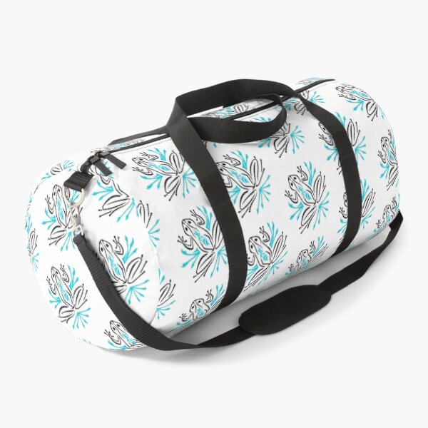 Item preview, Black and Blue Frog - Abstract / Tribal - Cute Frog designed and sold by SfidaDesigns.