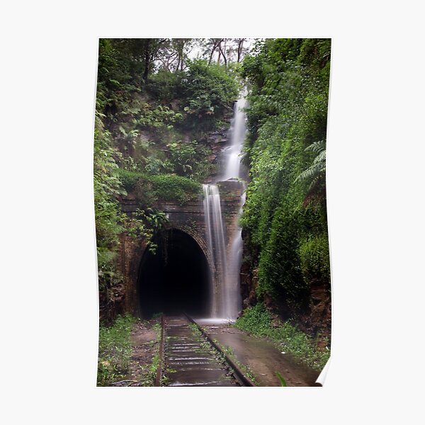 Urban Waterfall Poster