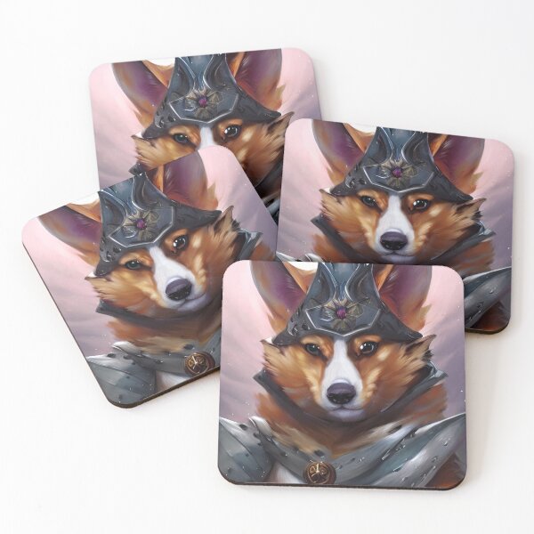 Item preview, AI Generated Art, War Corgi designed and sold by RabbitHoleMI.