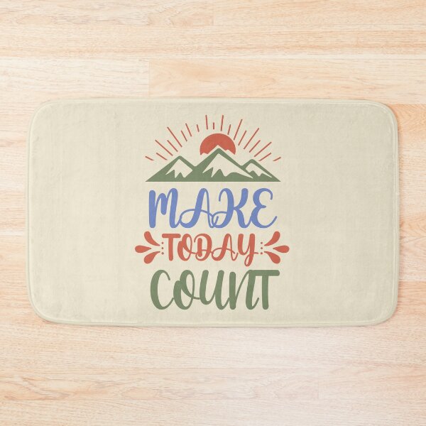 Item preview, Make Today Count Typography designed and sold by bolimj.