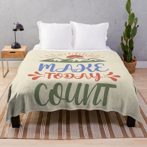 Item preview, Make Today Count Typography designed and sold by bolimj.