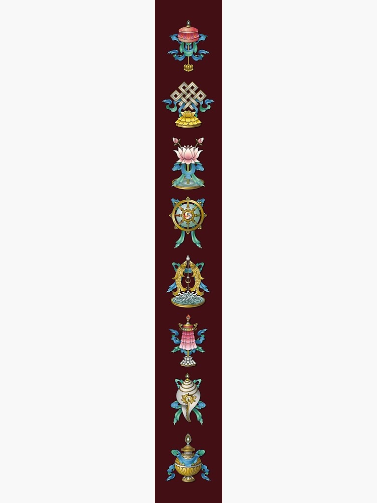 Ashtamangala Eight Auspicious Signs by Thoth-Adan