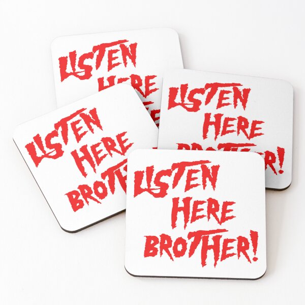 Item preview, Listen Here Brother - Pro Wrestling designed and sold by kayfabebroken.