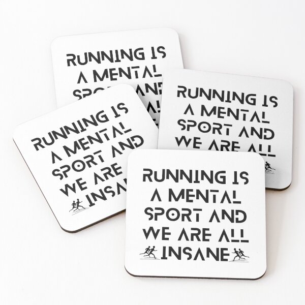 Item preview, running is a mental sport and we are all insane designed and sold by bhsysfshop.