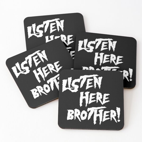 Item preview, Listen Here Brother - Pro Wrestling designed and sold by kayfabebroken.