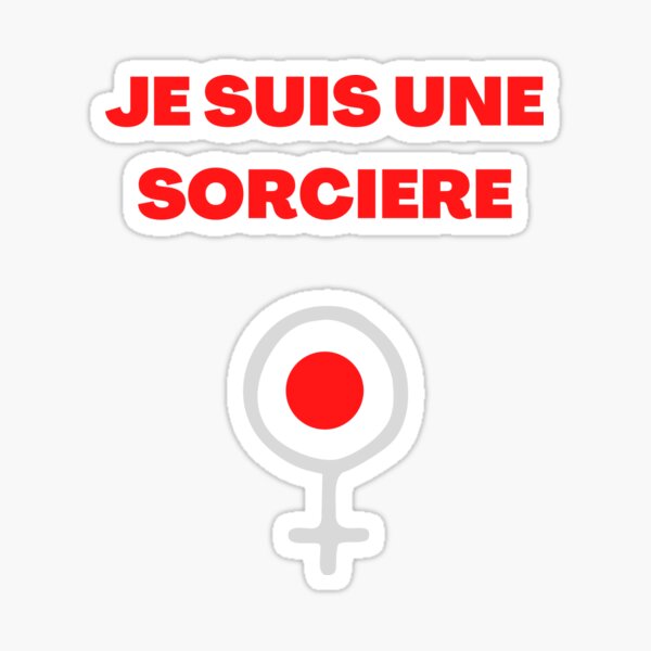 Je suis une sorcière Sticker