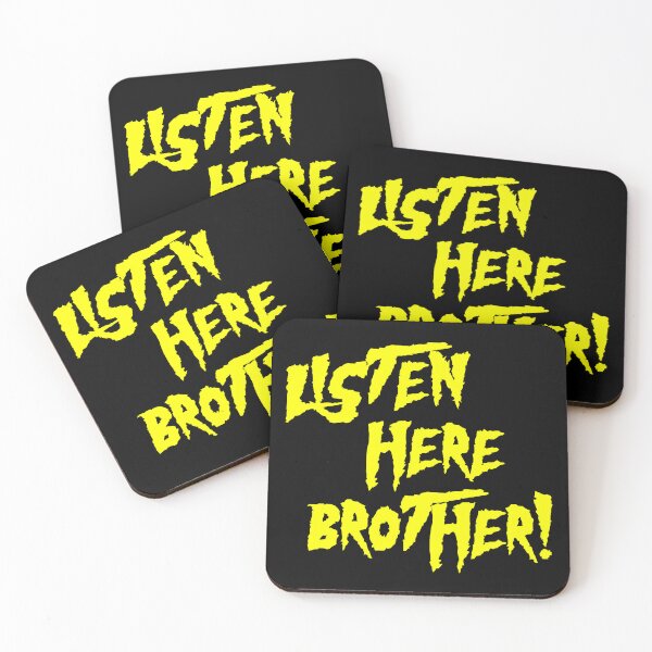 Item preview, Listen Here Brother - Pro Wrestling designed and sold by kayfabebroken.