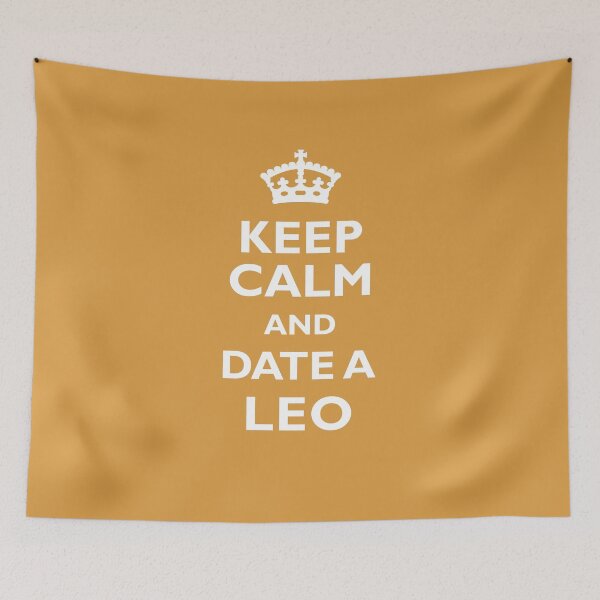 Item preview, Leo Zodiac Keep Calm, Date Aquarius Funny Cool designed and sold by smily-tees.