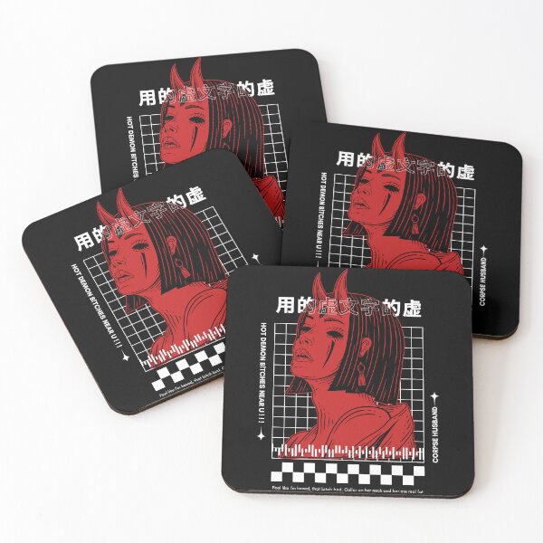 Item preview, Corpse Husband Lyrics Black White Red Hipster Illustrated Woman Succubus designed and sold by LowBrowContent.