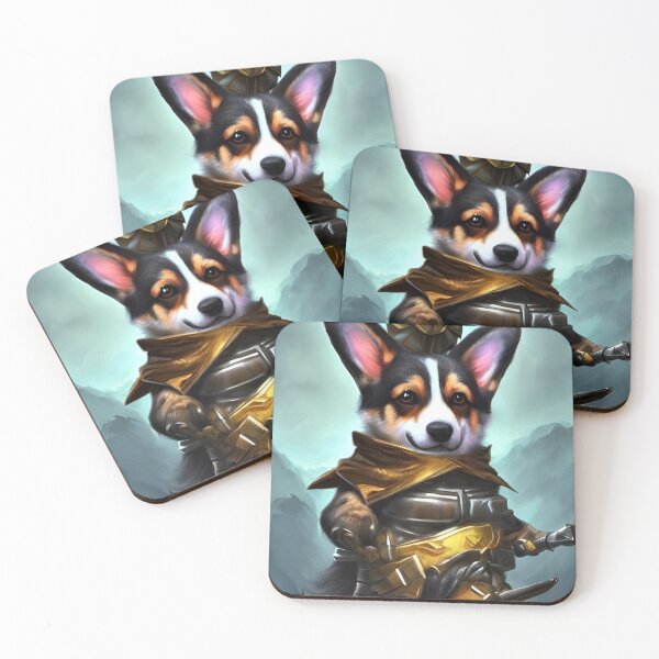 Item preview, Ai Generated Art, War Corgi designed and sold by RabbitHoleMI.