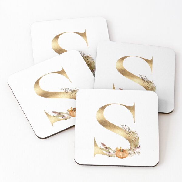 Item preview, Gold Autumn Theme Letter S designed and sold by visitors2leads.